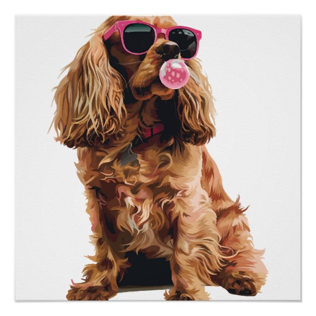 Póster Cocker Spaniel (Frente)