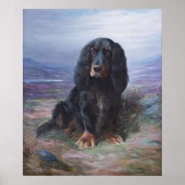 Poster Cocker Spaniel em Highlands por Lilian Cheviot
