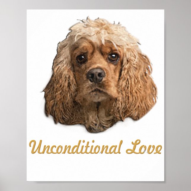 Poster cocker Spaniels (Frente)