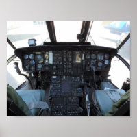 Cockpit do helicóptero