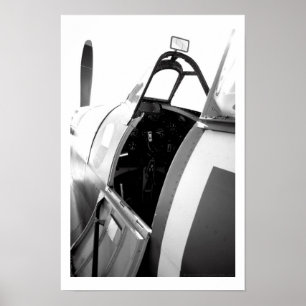 Póster Cockpit Spitfire