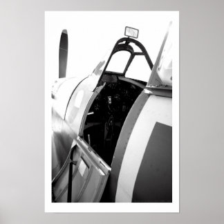 Póster Cockpit Spitfire