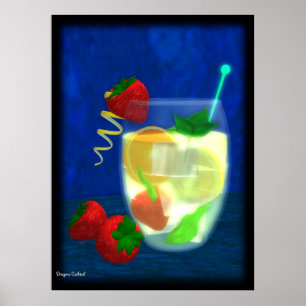 Poster Cocktail: O No.1 de Pimm
