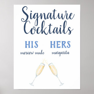Poster Cocktails de Assinatura