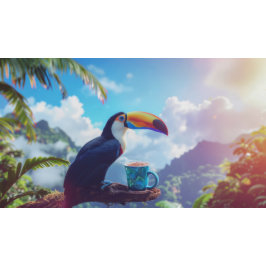 POSTER COCOA LOVER - TOUCAN