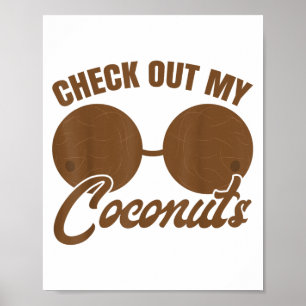Poster Coconut Bra Adulto Verificar Meu Coconuto Shell Br