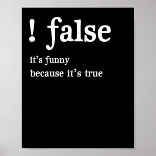 Poster Codificação Falso Engraçado de Programação pa