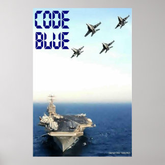 Póster Código Azul: CVN 70