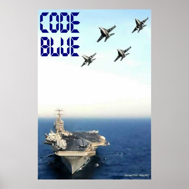 Póster Código Azul: CVN 70 (Frente)