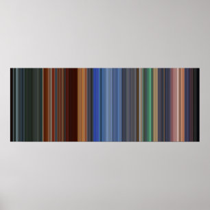 Poster Código de barras do filme do herói