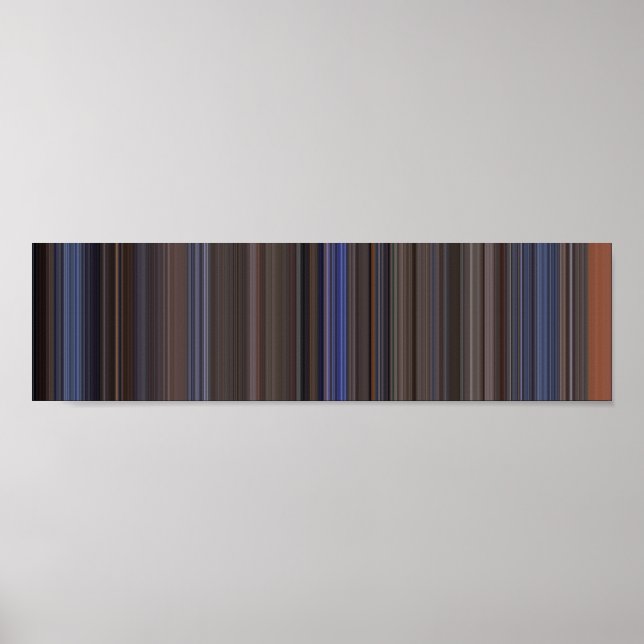 Poster Código de barras do filme panorâmico Top Gun (Frente)