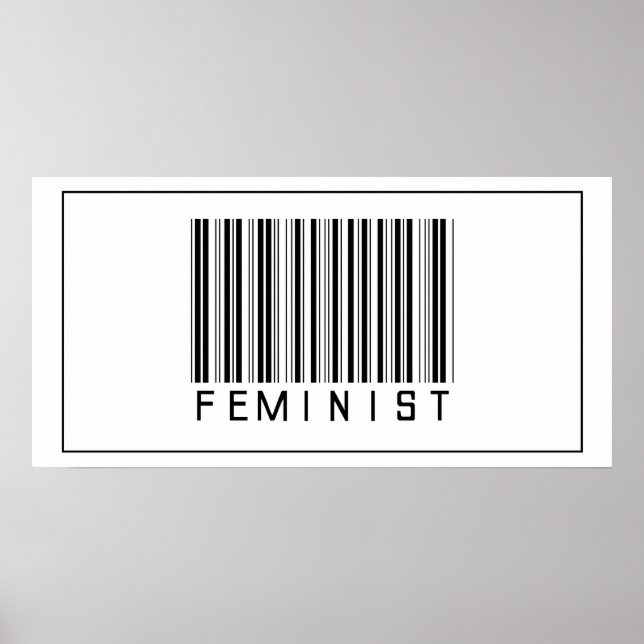 Póster Código de Barras Feminista (Frente)