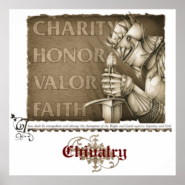 Póster Código de Chivalry (Frente)