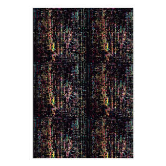 Póster código de computador escrito em smole