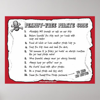 Póster Código de Pirato Sem Amendoim (Poster)