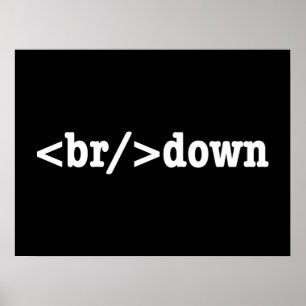 Póster código do HTML da divisão