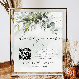 Poster Código Greenerescente QR Código Honeymoon Sinais d