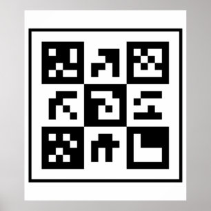 Poster código qr