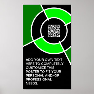 Poster código QR de Olhos Verdes