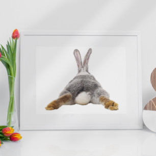 Poster Coelhinho Bunda de Bolha Berçário Infantil