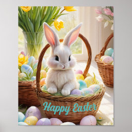 Poster Coelhinho Da Páscoa Da Madeira Whimsical, Coelhinh