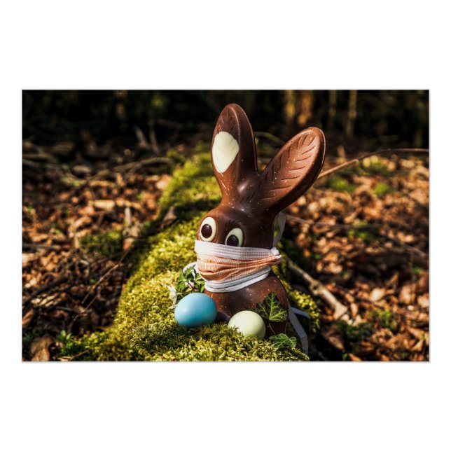 Póster Coelhinho de Chocolate Corona (Frente)