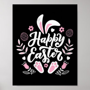 Poster Coelhinho de Felz pascoa bonito