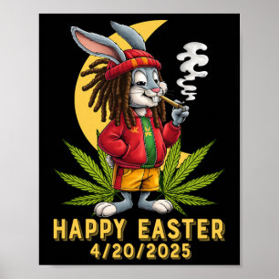Poster Coelhinho De Páscoa Pedrado Com Páscoa Conjunta 2