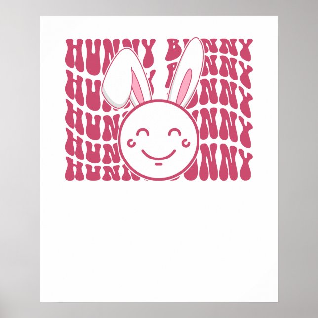 Poster coelhinho, retrô, vintage (Frente)