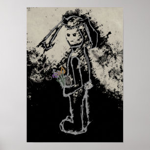 Poster coelhinho sinistro