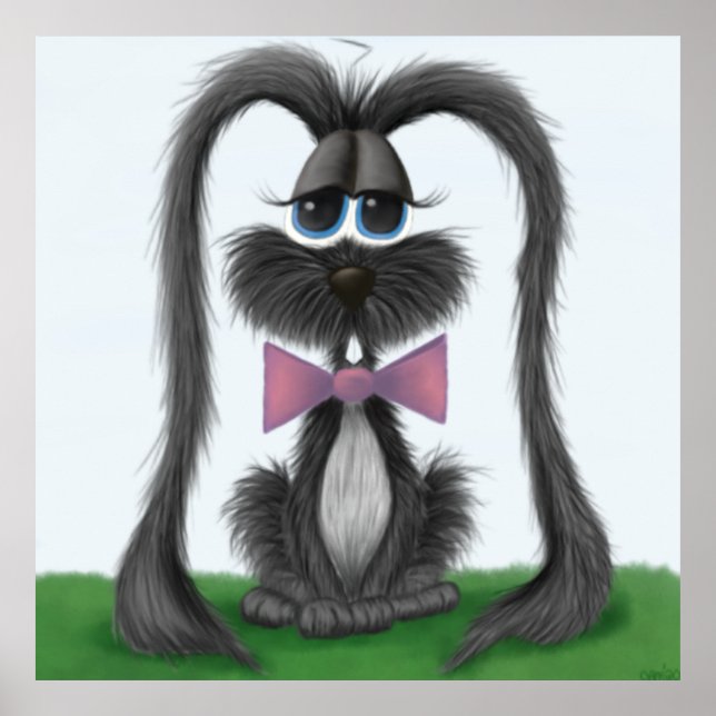 Poster Coelho Adorável (Frente)