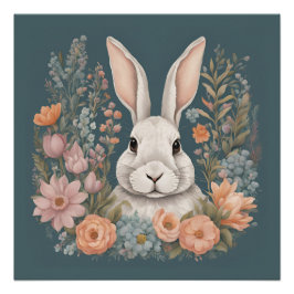 Póster Coelho Cugado de Cottagecore