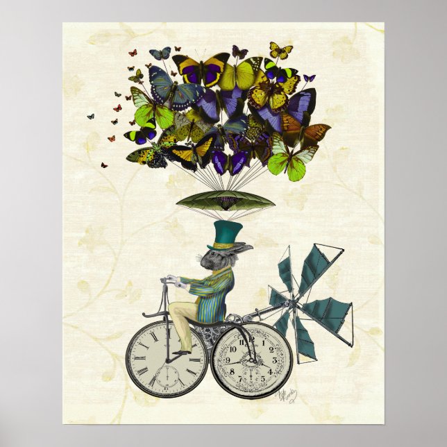 Póster Coelho das Moscas do Tempo (Frente)