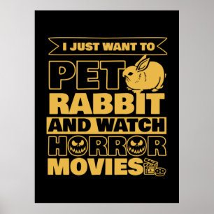 Poster Coelho De Pet E Assiste O Dia Das Bruxas