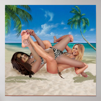 POSTER COELHO DE PRAIA DE LUTA DE COSQUINHAS