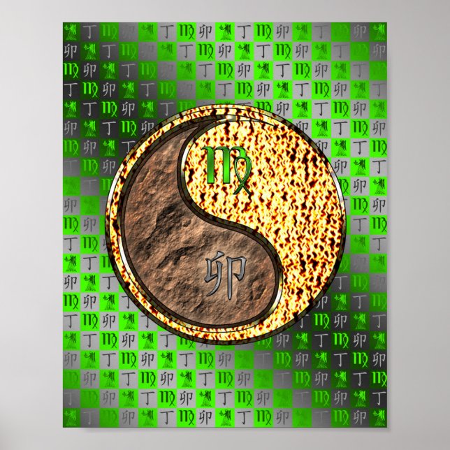 Poster Coelho de Virgem e Fogo (Frente)