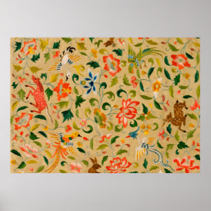 Poster coelho-do-cavalo antigo animal vintage