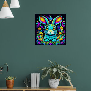 Poster Coelho do Shroom Triado