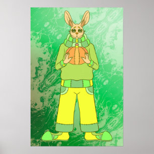Poster Coelho Feliz