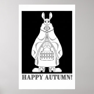 Poster Coelho Feliz