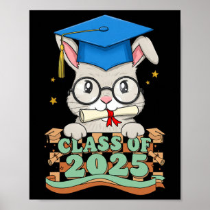 Poster Coelho formando Cl De 2025 Crianças Mulheres Gradu