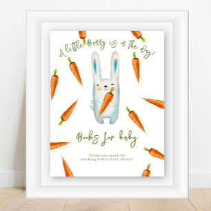 Poster Coelho - Livros para bebê