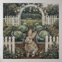 Coelho na Páscoa de repolho