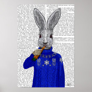 Póster Coelho Na Suéter