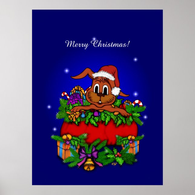 Poster Coelho Natal (Frente)