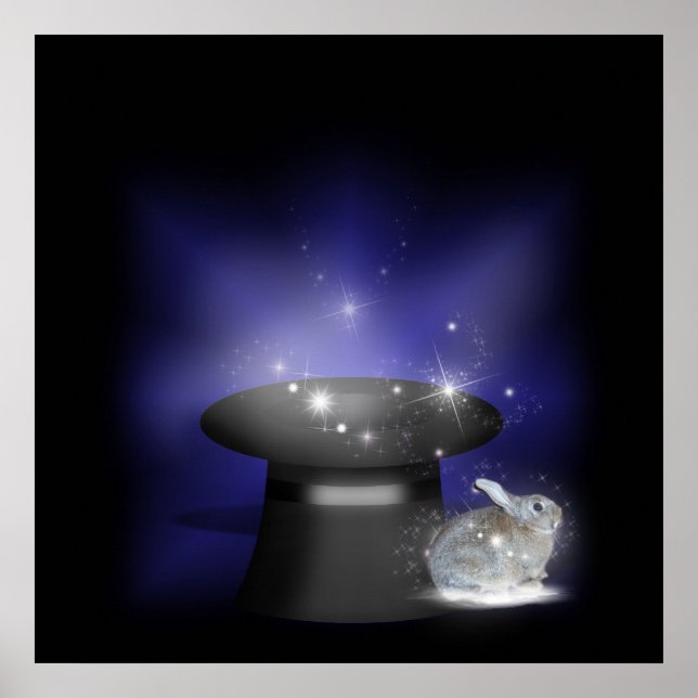 Póster Coelho no Chapéu Mágico (Frente)