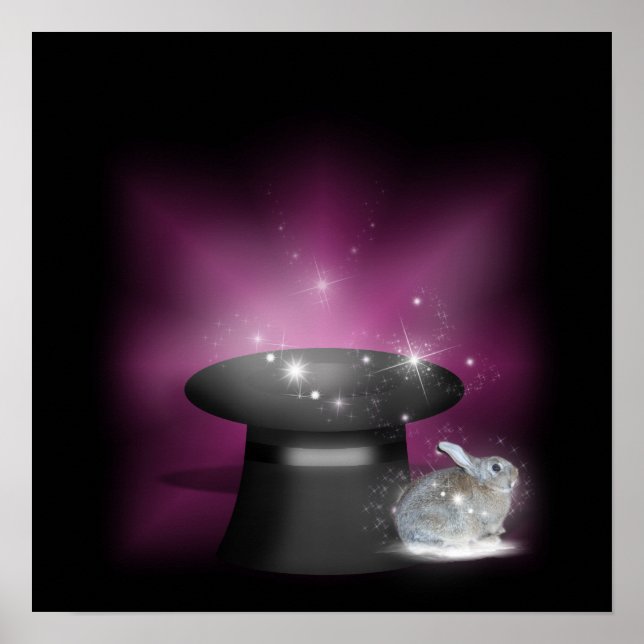 Póster Coelho no Chapéu Mágico (Frente)