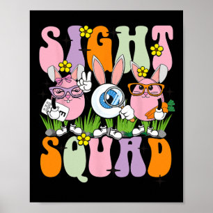 Poster Coelho Optometria Optometrista do Esquadrão de Vis