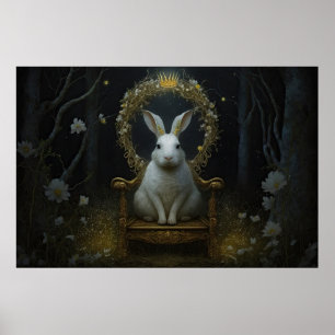 Poster Coelho Rei Crowado