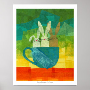 Poster Coelhos do Teacup